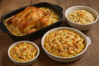 コストコロティサリーチキンをチーズでアレンジ！グラタン・パスタ・リゾット完全レシピ集