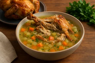 コストコのロティサリーチキンの骨でスープを作る完全ガイド｜簡単レシピと絶品活用術