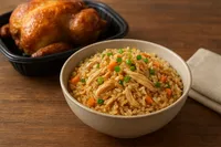 コストコのロテサリーチキンで作る絶品炊き込みご飯！残り物が最高のアレンジレシピに変わる活用術