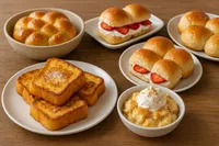 コストコ ディナーロール甘いアレンジ7選🥐フレンチトーストから簡単デザートまで完全ガイド