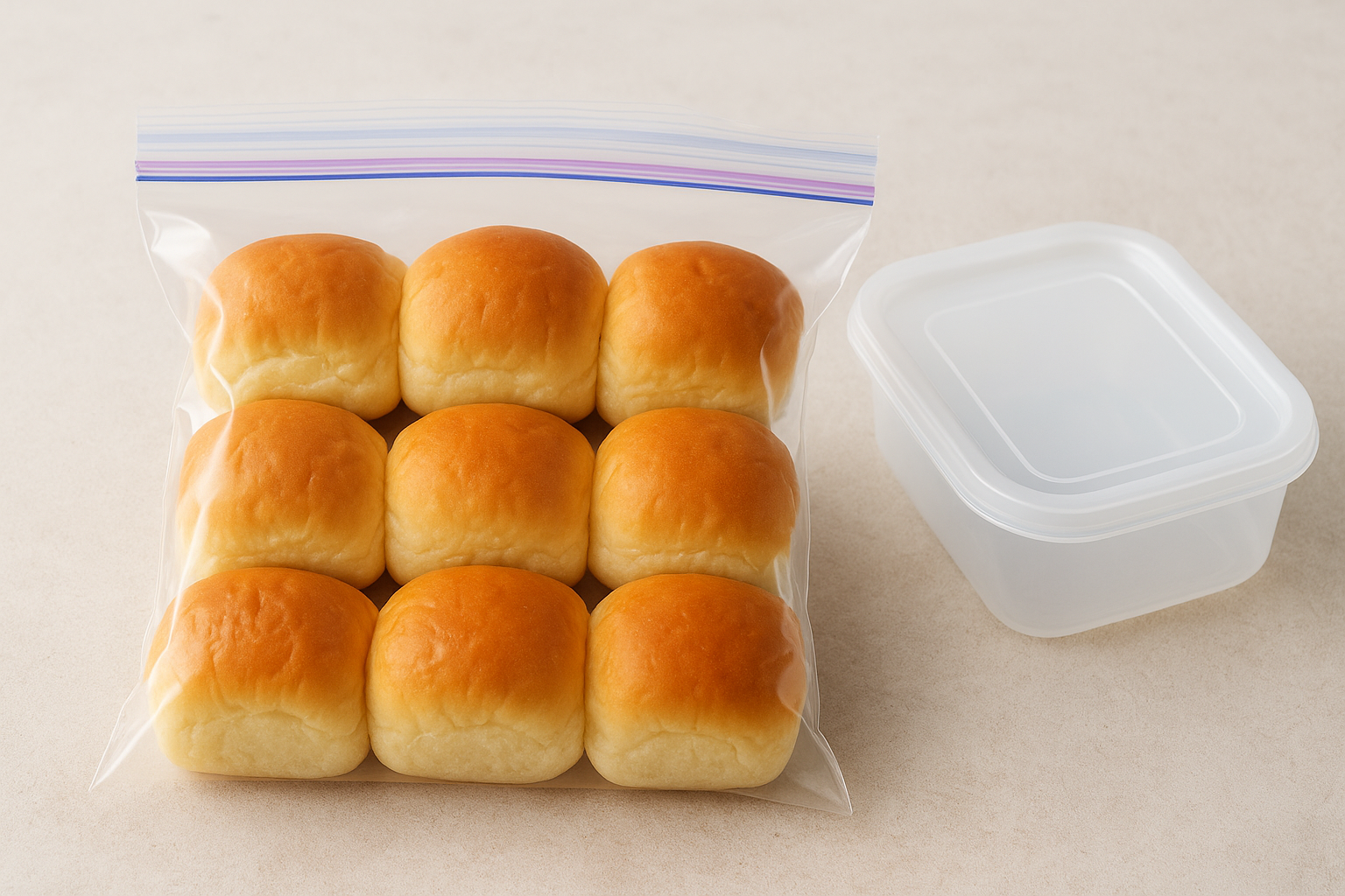 コストコのディナーロールを冷凍保存する正しい方法｜賞味期限3日を1ヶ月に延ばすコツを解説