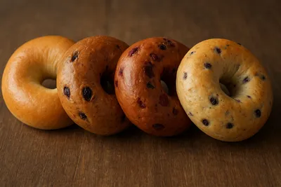 コストコのベーグル全種類カロリー徹底比較！プレーン・シナモンレーズン・クランベリーブルーベリー各フレーバーの栄養成分と糖質を解説