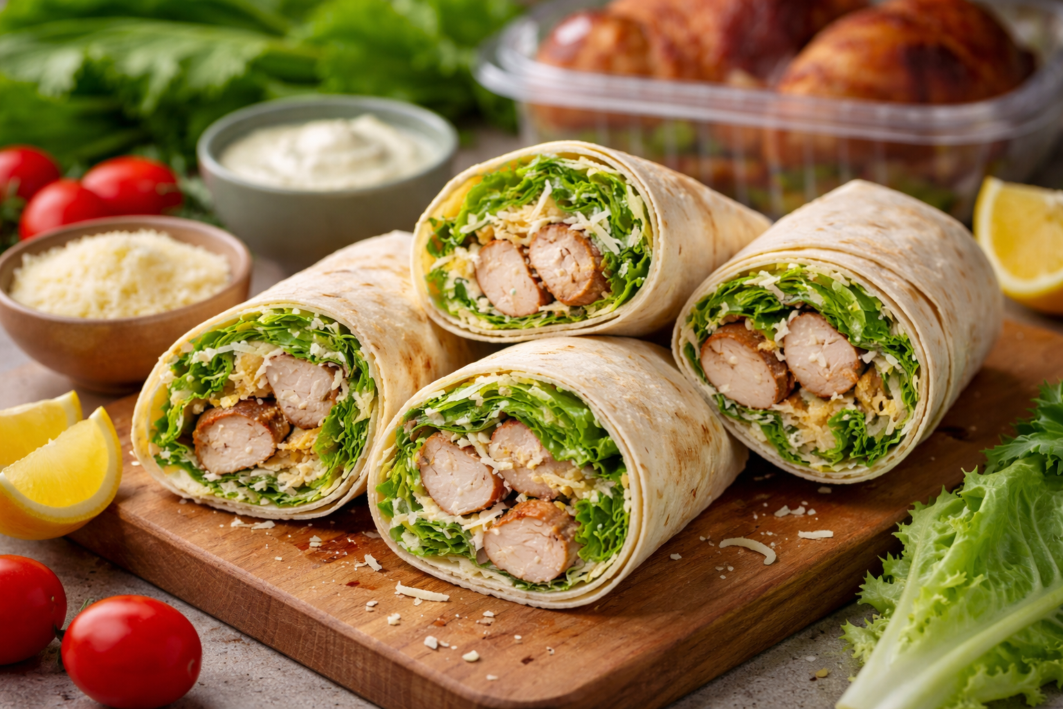 ✅ チキンシーザーラップのメリット