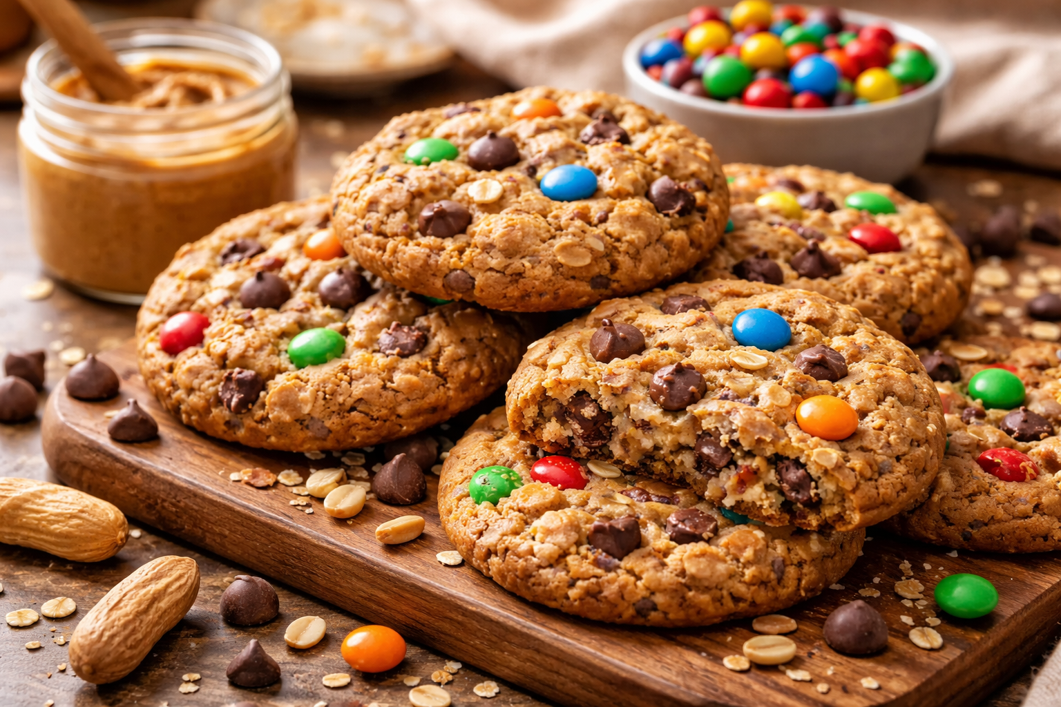 🍪 ピーナッツバターモンスタークッキーの特徴と味の評価