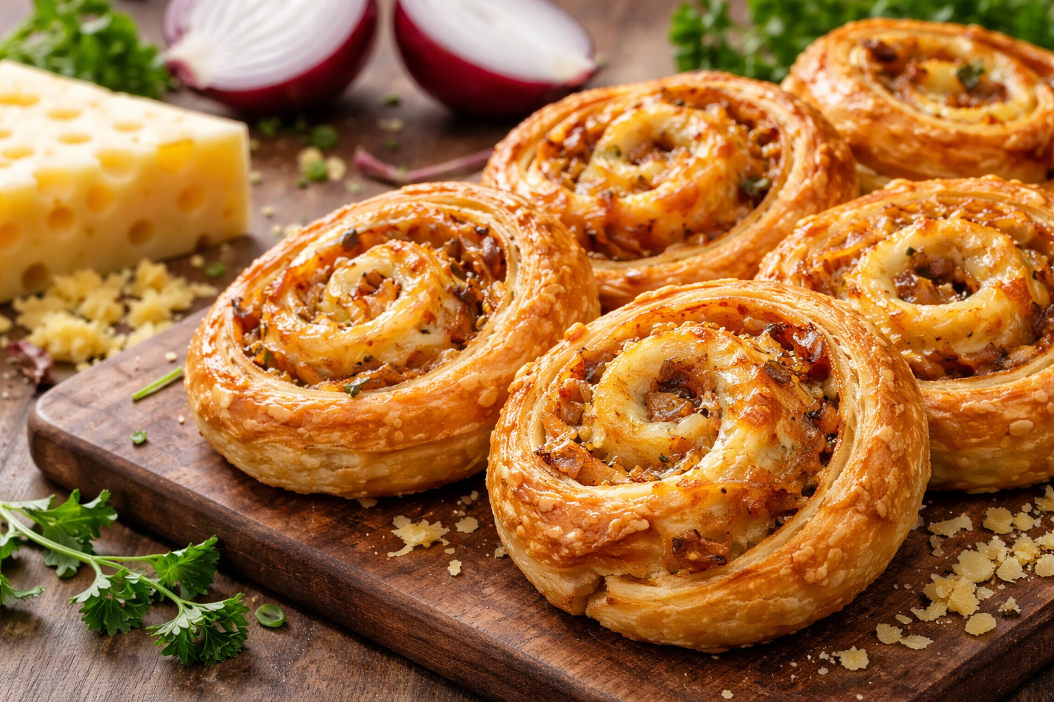 チーズオニオンスワールの特徴と味の評価 🥐