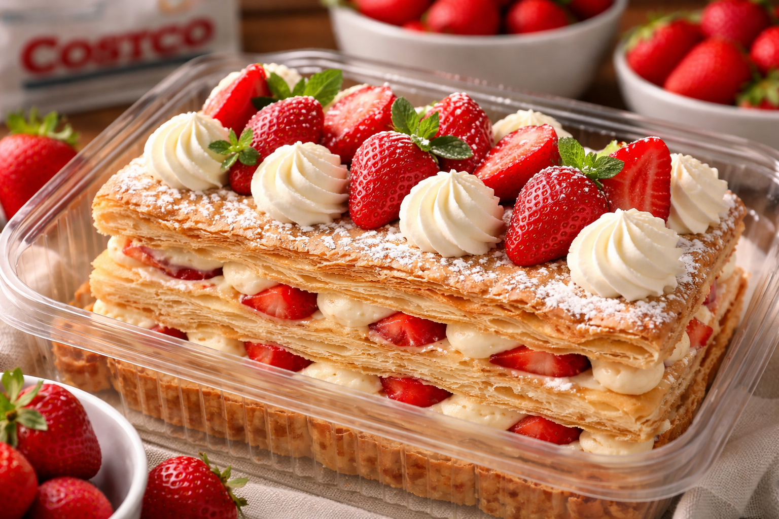 ✅ コストコ いちごのミルフィーユのメリット