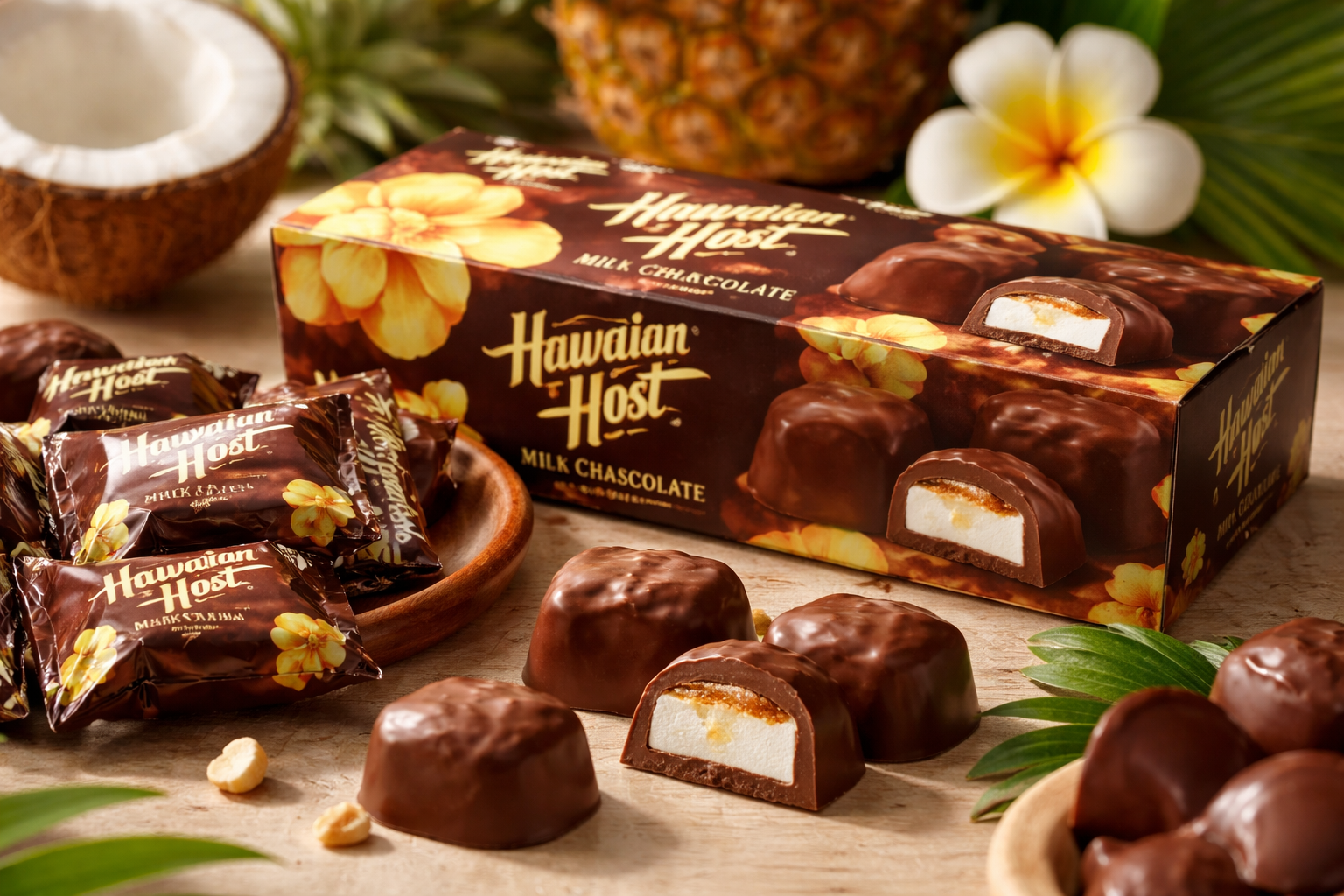 🍫 ハワイアンホースト マシュマロチョコレートの特徴と味の評価