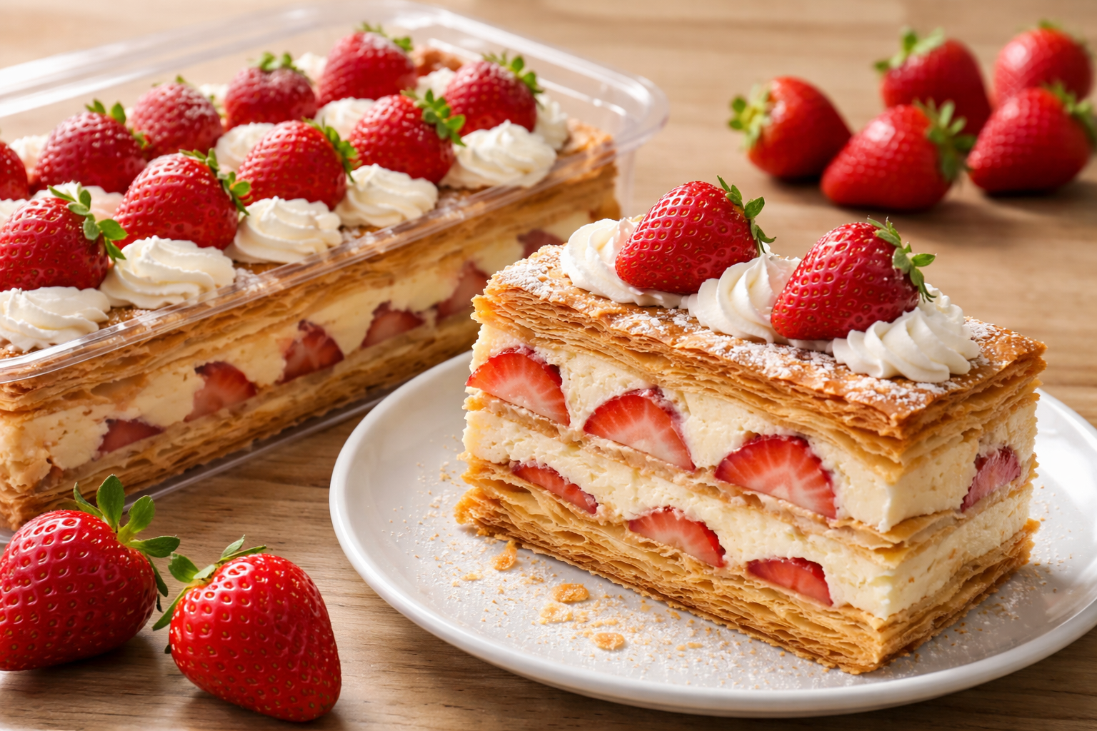 コストコ いちごのミルフィーユの特徴と味の評価 🍓