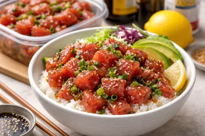 コストコ カツオポキ完全ガイド🍣価格・味・保存方法を徹底解説｜コスパ最強の本格ポキ丼