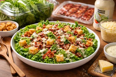 コストコ ベーコンシーザーサラダの作り方とコスパ徹底レビュー！ドレッシング活用術も