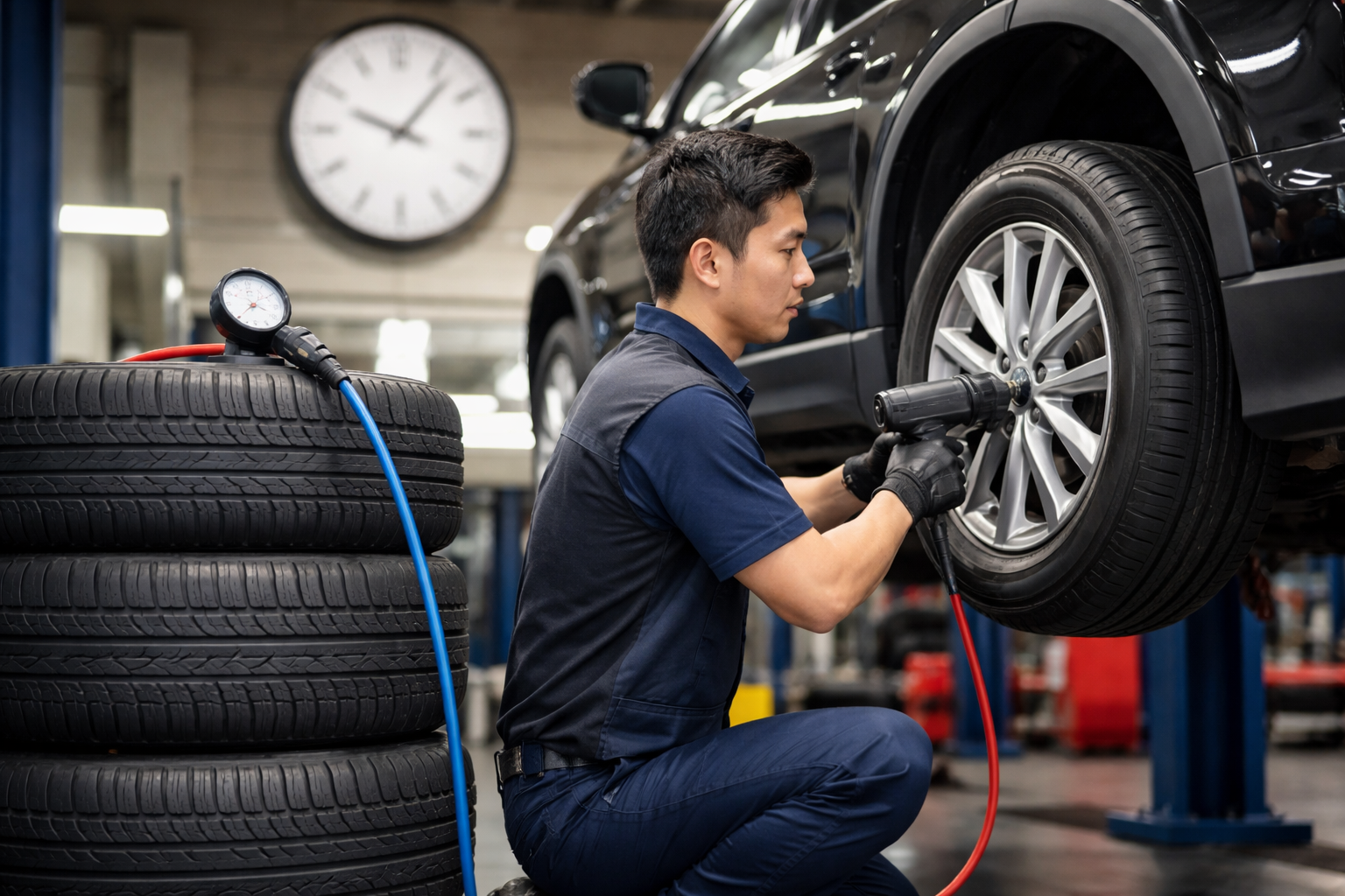 🚗 コストコのタイヤ交換：標準的な作業時間